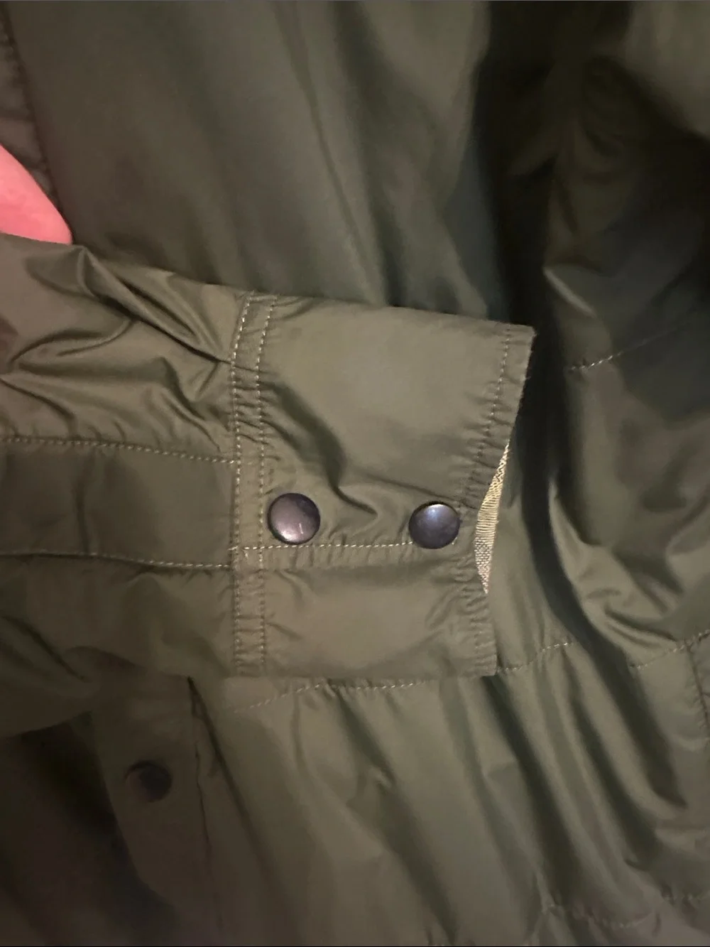 The North Face Men's Olive Green Reversible Jacket